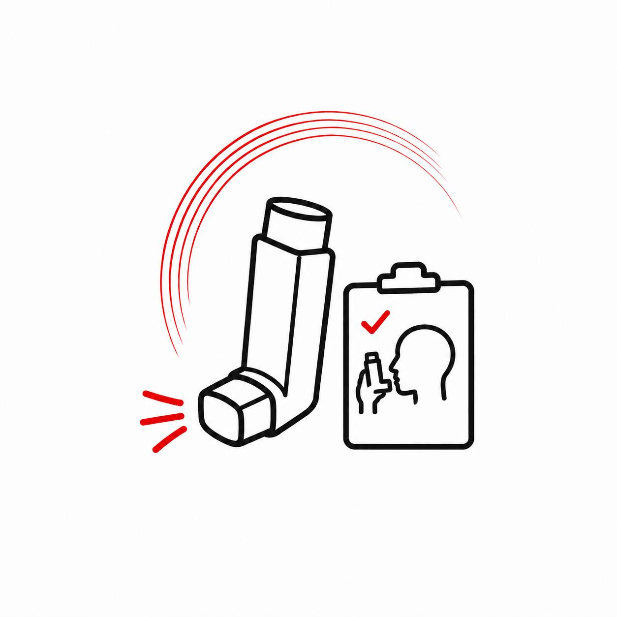 Einweisung in Inhalationstechnik
